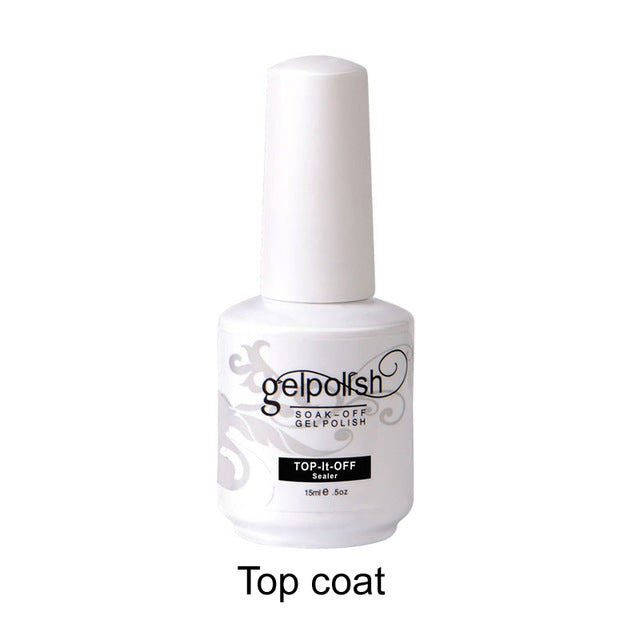 Nail Polish & Gel Top Coat Base Coat 15ml | Oasis Select Nail Polish & Gel Oasis Select Top coat