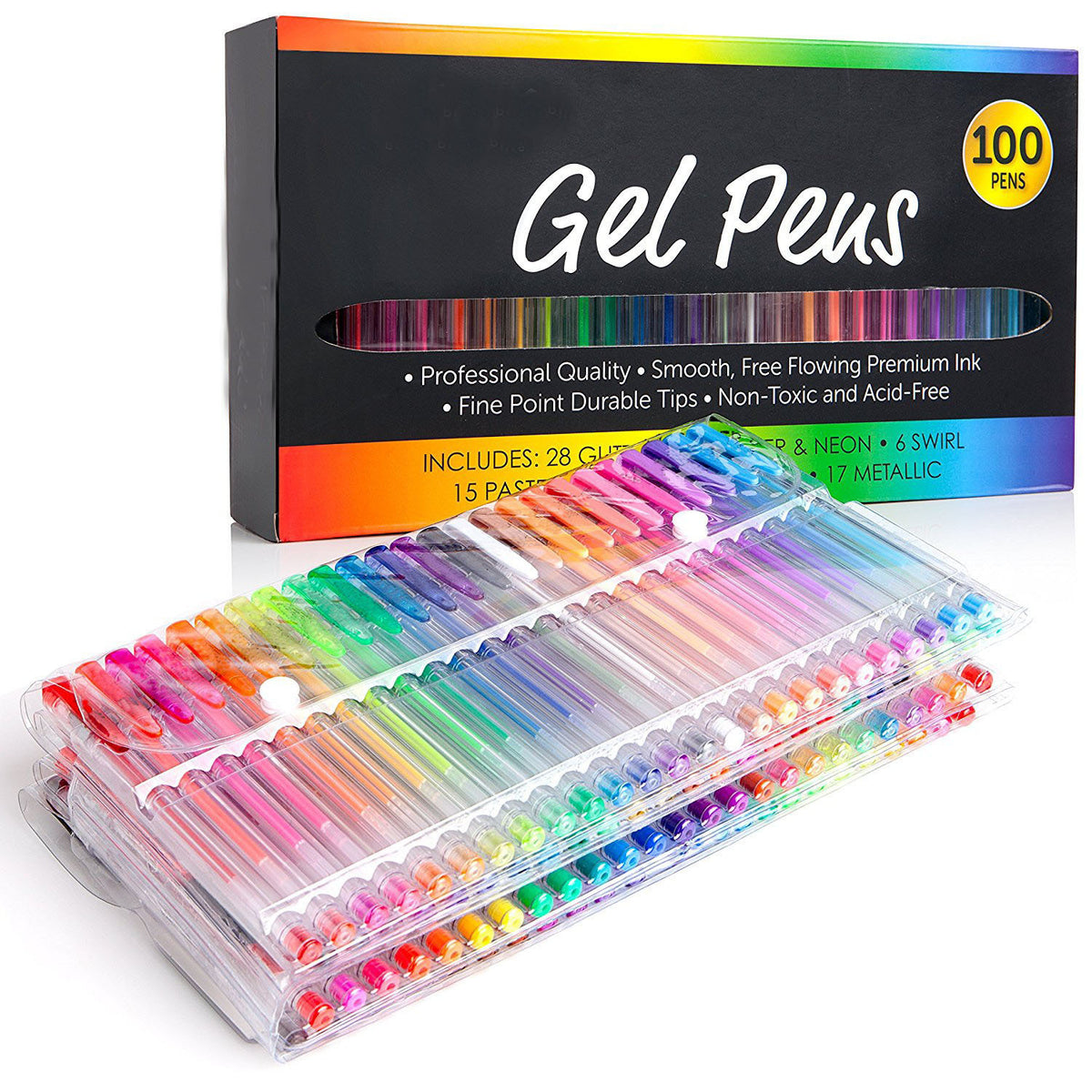 100 Colors Drawing Pen Set – Art Markers for All Ages Art Marker Set Oasis Select