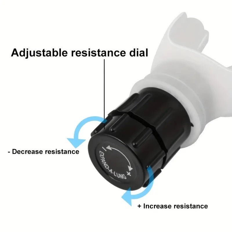 Handheld Breathing Exercise Trainer | Adjustable Resistance Breathing Exercise Trainer Oasis Select