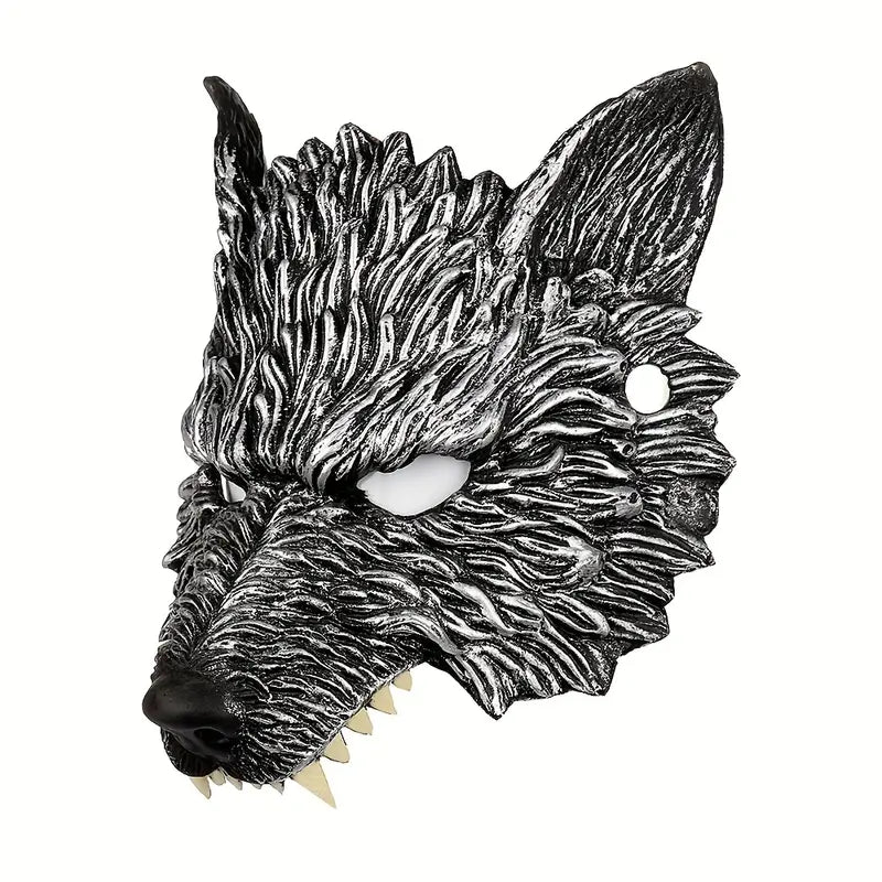Wolf Halloween Mask – Realistic PU Foam Costume Accessory Halloween Costume Mask Oasis Select