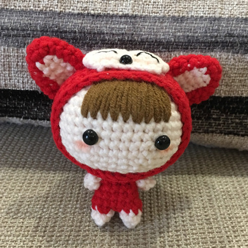Crochet Doll Keychain Kit with Video Tutorial | DIY Craft Crochet Craft Kit Oasis Select 5 Style