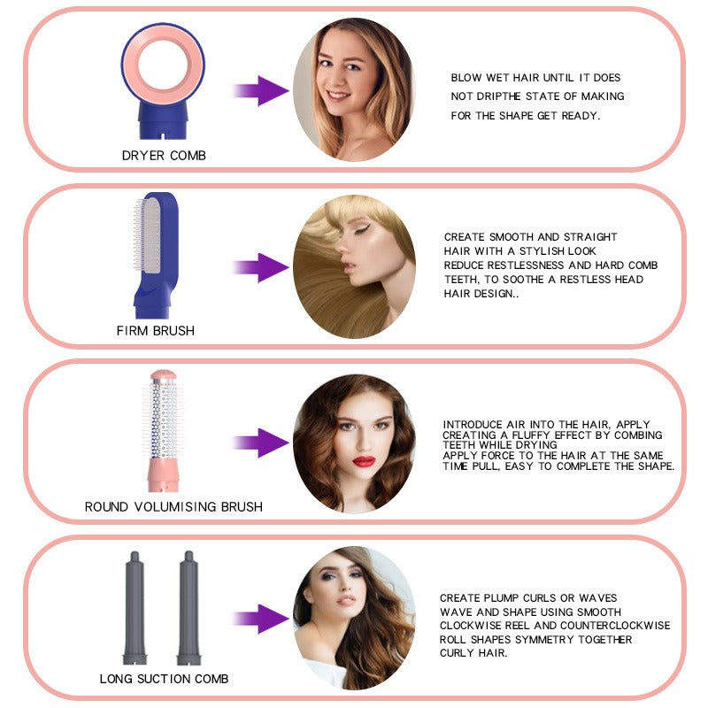 5-in-1 Hot Air Hair Curler & Styler | Oasis Select Hot Air Hair Styler Oasis Select