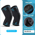 Anti-Slip Knee Pad for Outdoor Fitness, Running & Cycling Sports Knee Pad Oasis Select Black And Blue L