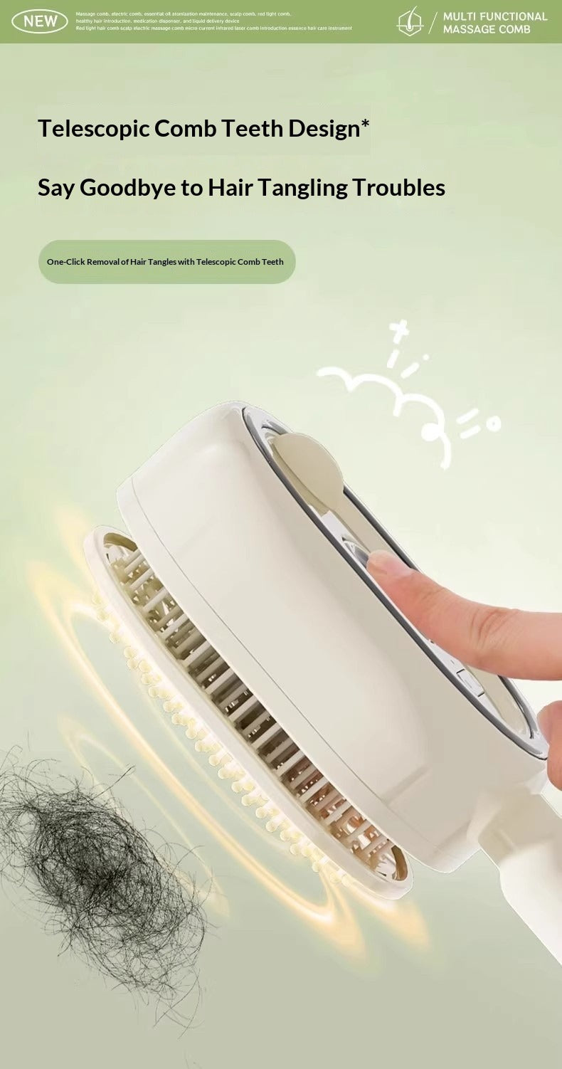 Electric Spray Airbag Massage Comb with Essential Oil Mist Electric Massage Comb Oasis Select