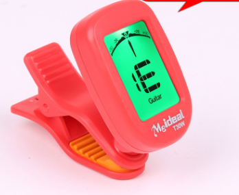 Chromatic Tuner for Guitar, Bass, Violin & Ukulele | ±1 Cent Instrument Tuner Oasis Select red
