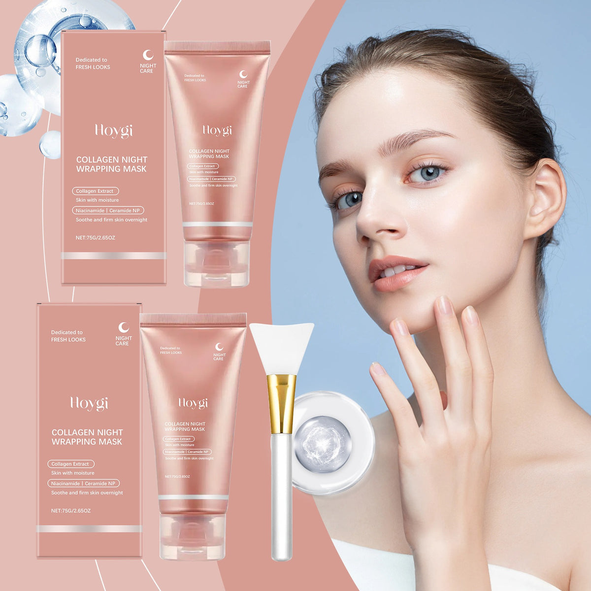 Collagen Peeling Mask – Hydrating & Moisturizing Facial Mask Collagen Face Mask Oasis Select