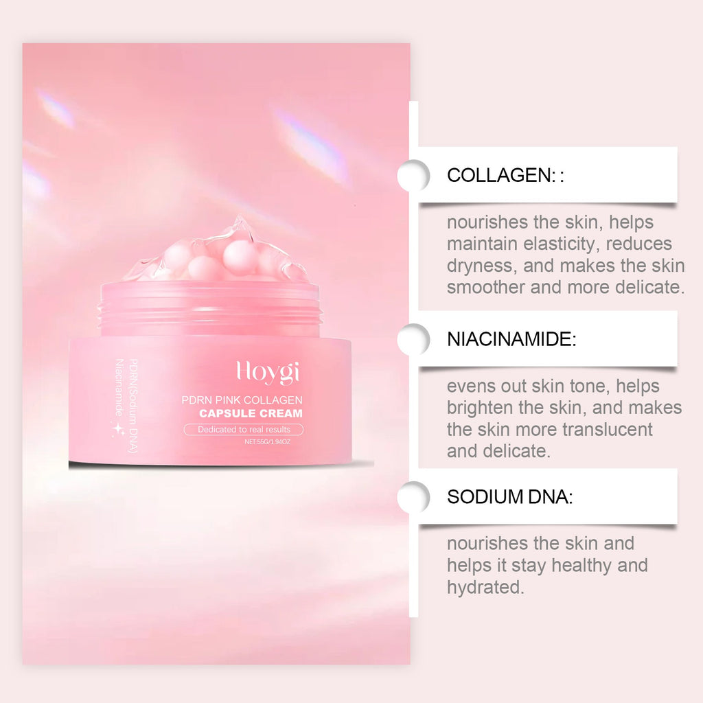 Collagen Capsule Cream 55g – Cherry Blossom & Pearl Extract Collagen Face Cream Oasis Select