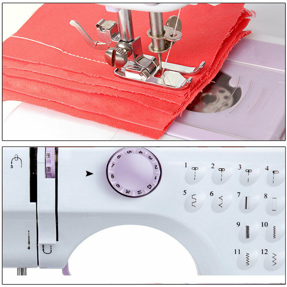 Electric Sewing Machine for Beginners – 12 Stitches, Adj. Speed Electric Sewing Machine Oasis Select
