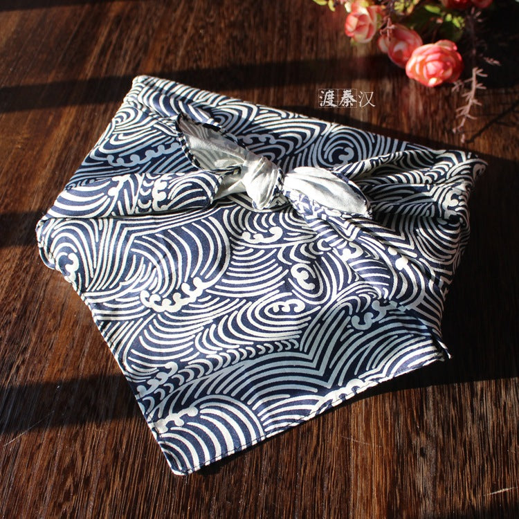 Traditional Japanese Furoshiki Lunch Wrap Cloth Furoshiki Wrap Cloth Oasis Select Cloud 20*10*8cm