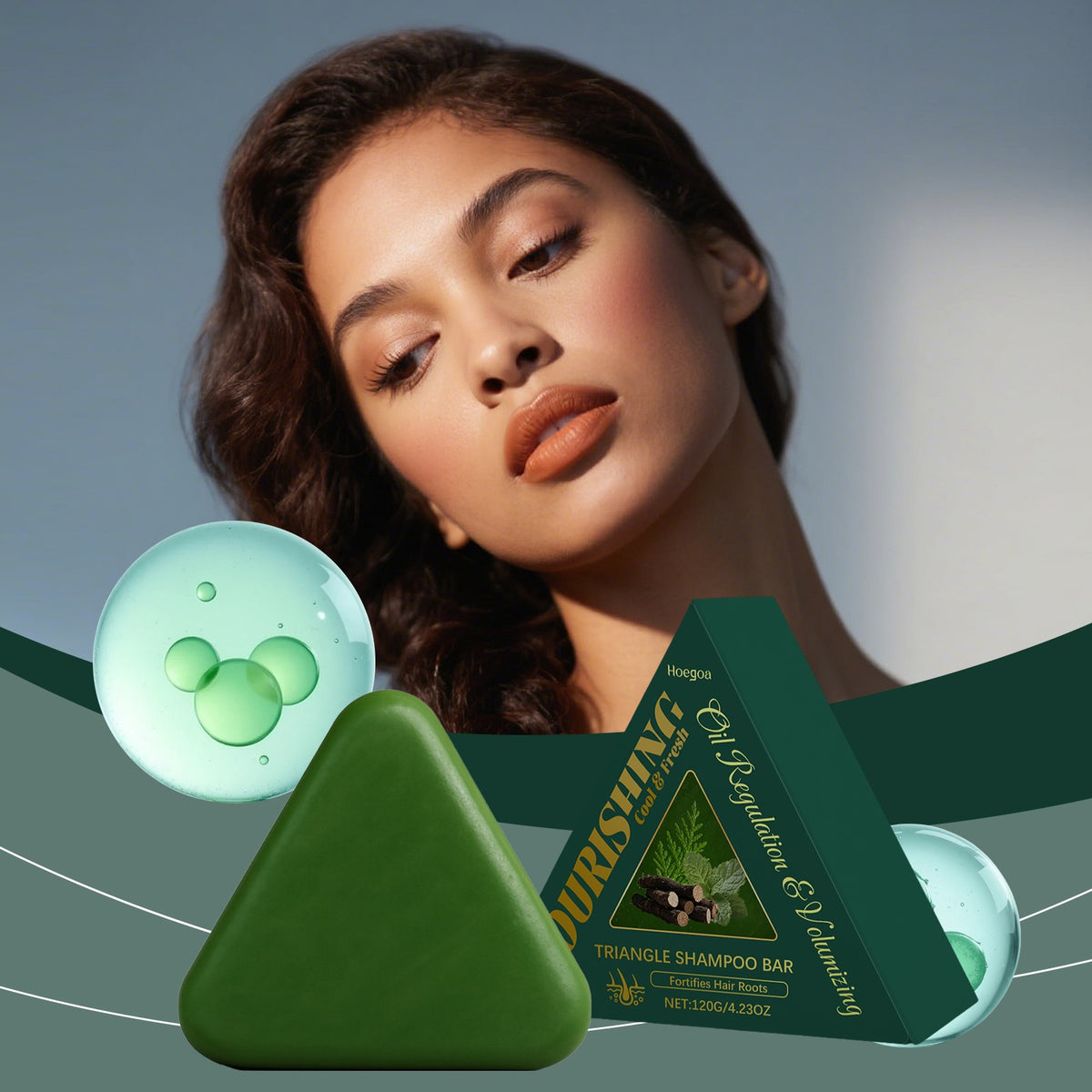 Herbal Nourishing Shampoo Bar – Eco-Friendly, All Hair Types Solid Shampoo Bar Oasis Select