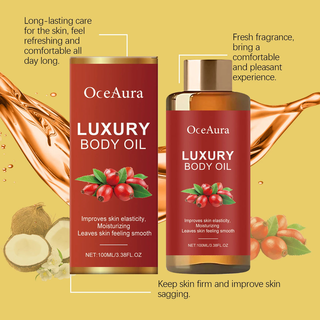 100G Moisturizing Body Care Oil Daily Hydrating Enhance Skin Elasticity Nourishing Improve Firmness Smoothing Body Essence Oil Oasis Select