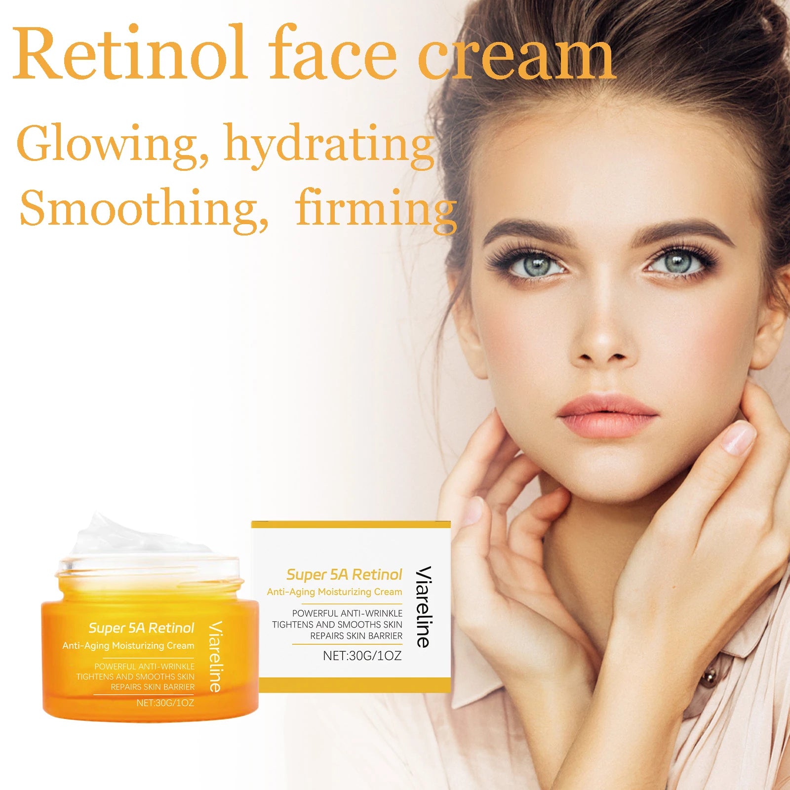 30g Retinol Face Care Lotion Daily Moisturizing Enhance Skin Elasticity Repair Barrier Tightening Glowing Smooth Facial Lotion Oasis Select