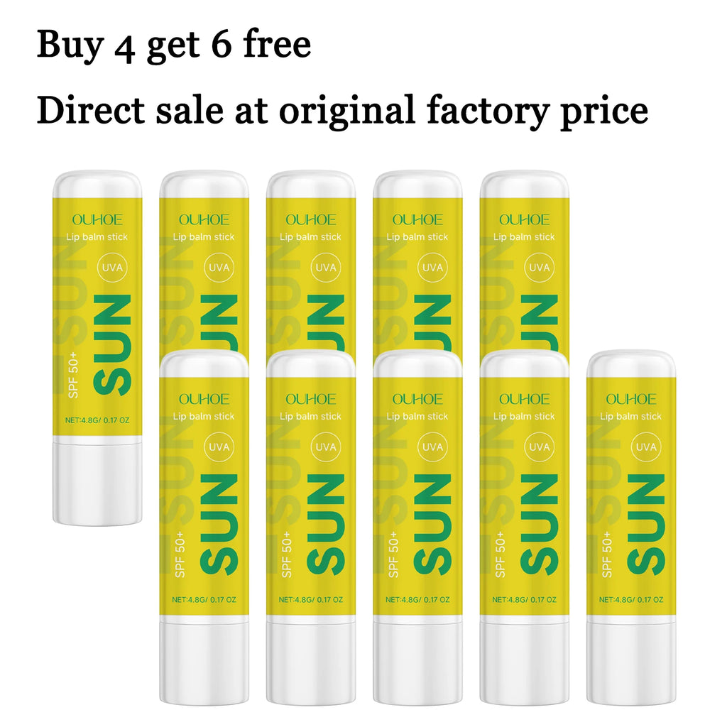 4.8G Lip Care Balm Deep Moisturizing Remove Dead Skin Nourishing Fade Fine Lines Strengthening Barrier Sunblock Lip Cream Oasis Select 10 pcs United States