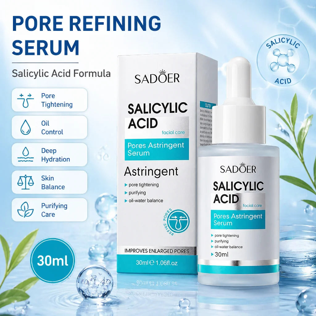 Hyaluronic Acid & Salicylic Acid Face Serum | Pore Tightening Face Serum Oasis Select