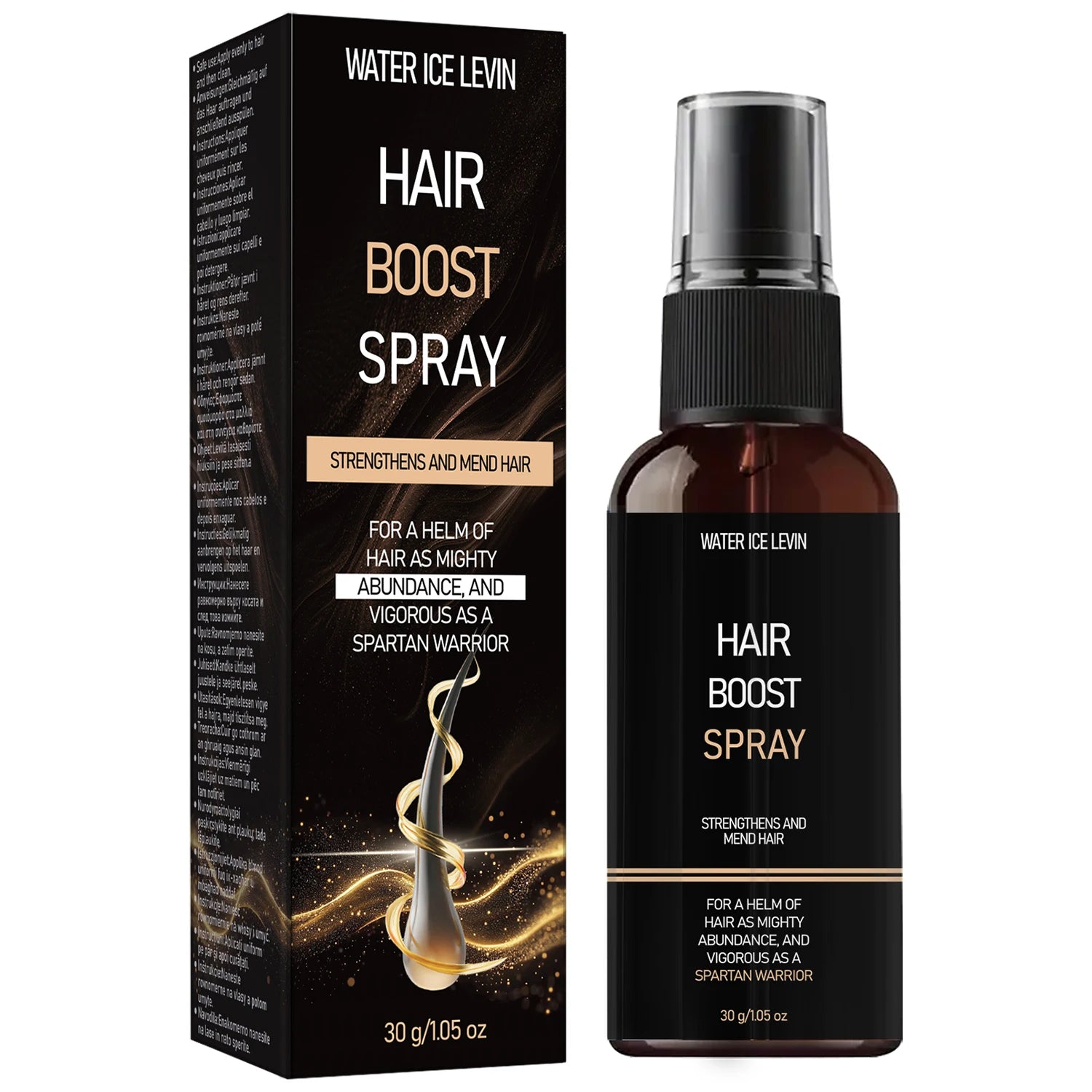 Hair Boost Spray – Biotin, Keratin & Hyaluronic Acid | 30g Leave-In Hair Spray Oasis Select Leave-In