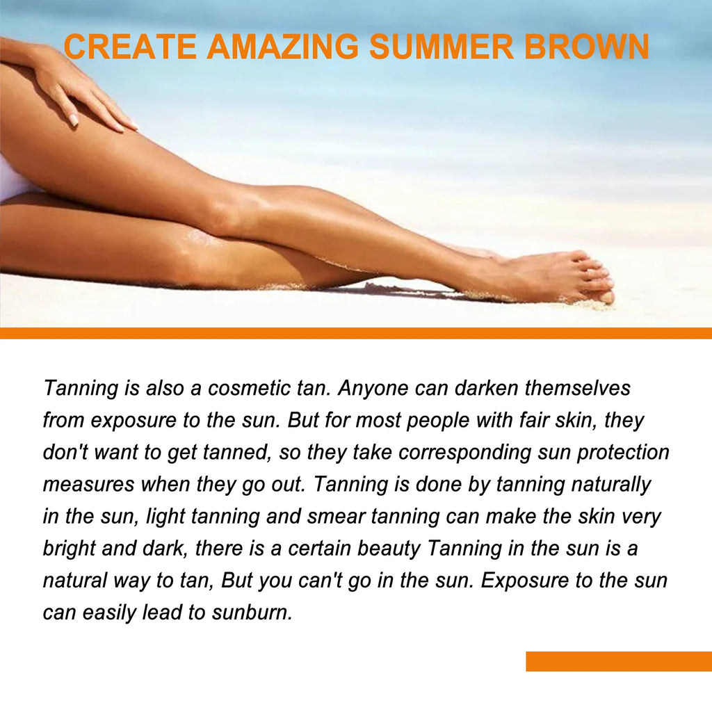 Tanning Accelerator Cream | Self Tanner & Bronzer 150g – Ouhoe