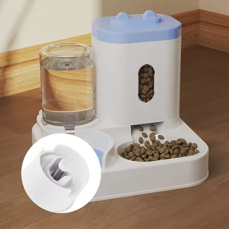 Pet large-capacity feeder integrated automatic water dispenser cat food bowl dog feeding bowl cat bowl dog bowl pet supplies Oasis Select