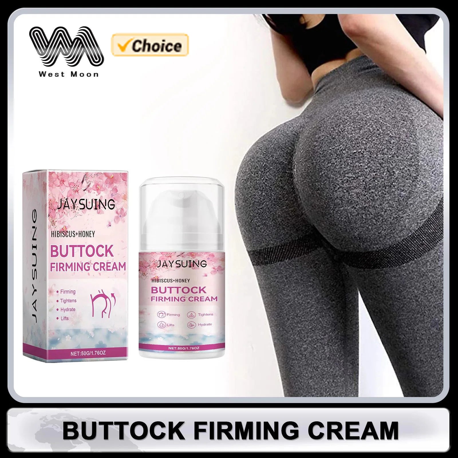 Buttock Firming Cream Lifting up Butt Firming Enhance Hip Growth Tightening Ass Shaping Anti Sagging Buttock Enlargement Cream Oasis Select