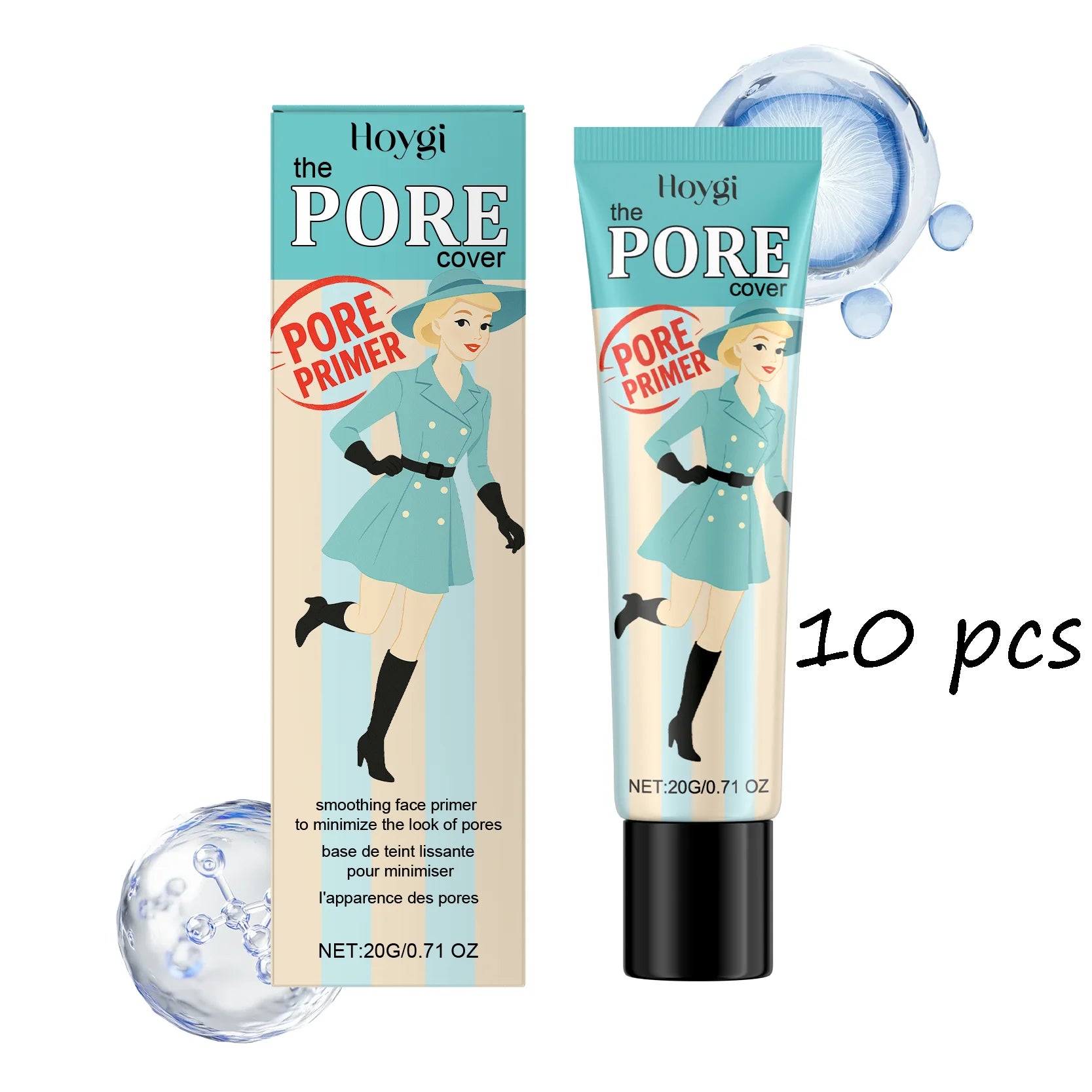 Hoygi Face Makeup Pore Primer Moisturizing Long Lasting Non-sticky Even Skin Tone Oil Control Sweatproof Smoothing Pore Primer Oasis Select buy 4 free 6 United States