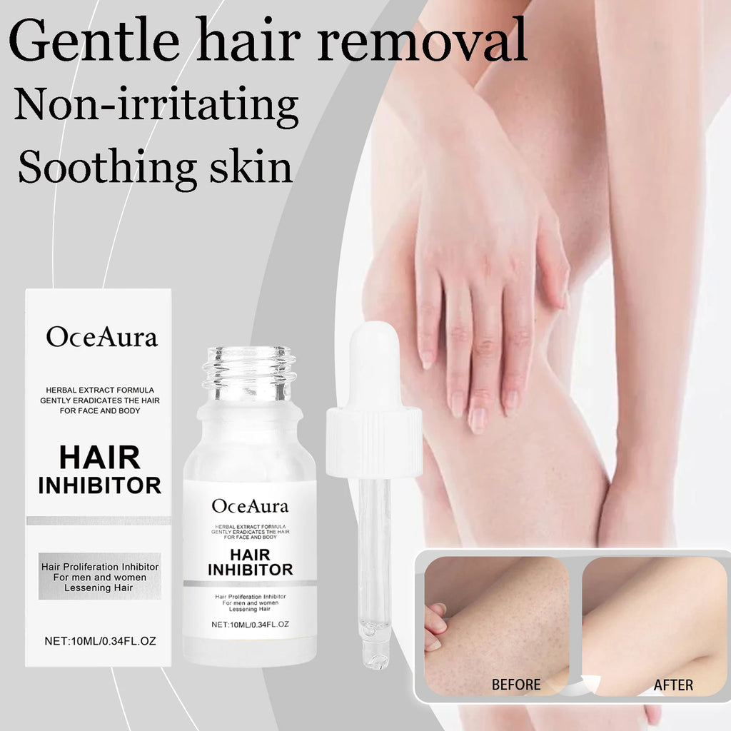 OceAura Hair Removal Serum – Gentle, Moisturizing, 10ml Hair Removal Serum Oasis Select