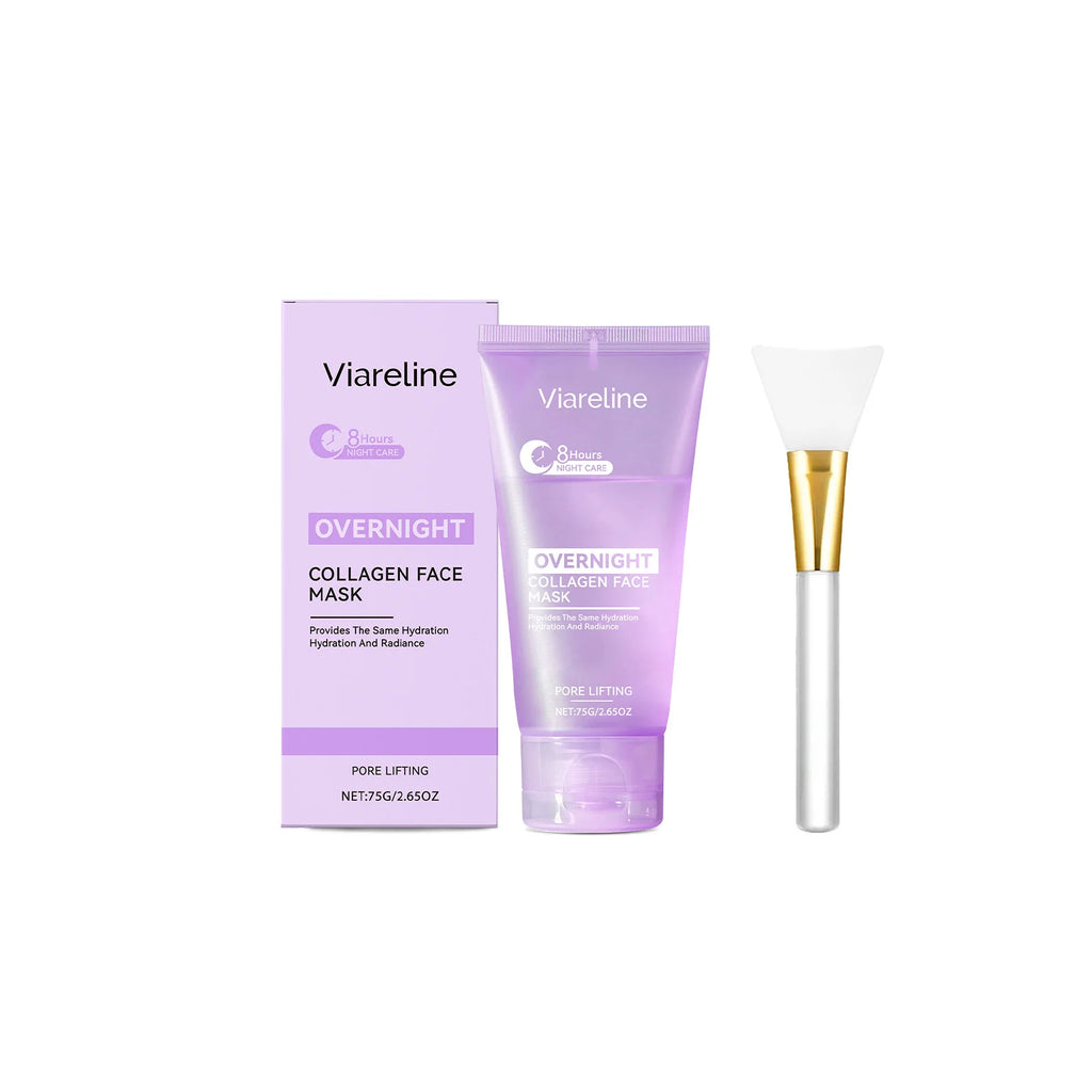 75g Overnight Collagen Facial Peeling Mask Gentle Hydrating Smoothing Cleaning Dirts Refine Pores Softening Face Peeling Mask Oasis Select 75g United States