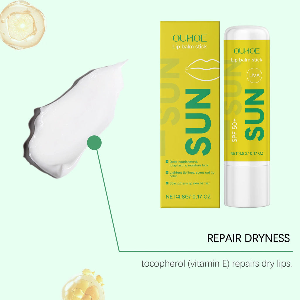 4.8G Lip Care Balm Deep Moisturizing Remove Dead Skin Nourishing Fade Fine Lines Strengthening Barrier Sunblock Lip Cream Oasis Select