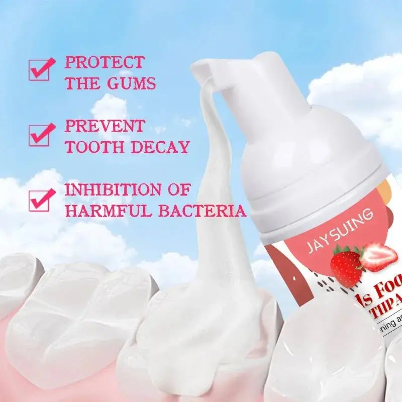 Kids Foam Toothpaste – Whitening, Stain Removal & Gum Care Kids Foam Toothpaste Oasis Select