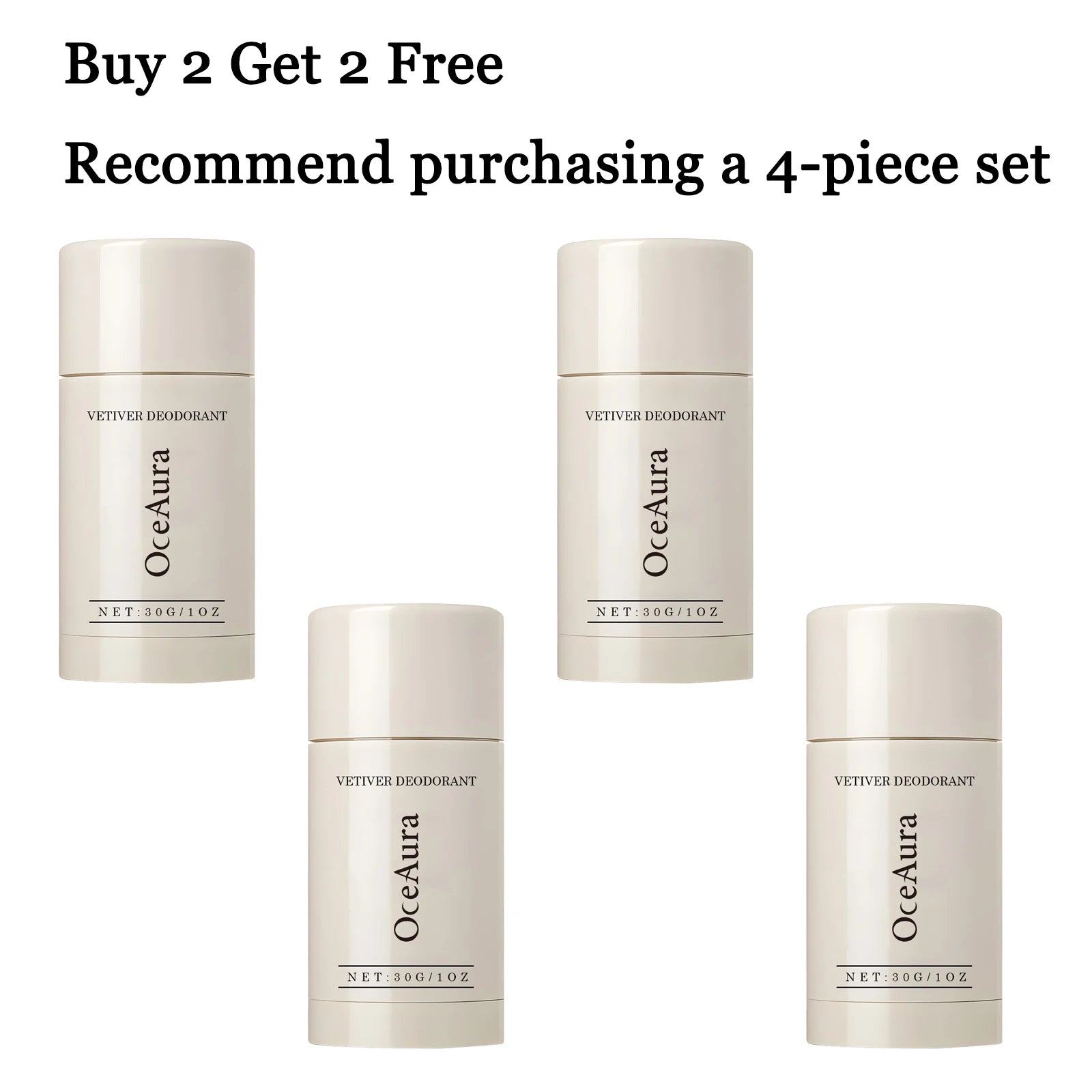 30G Vetiver Body Deodorant Stick Gentle Fresh Scent Non-irritating Eliminate Bad Odor Cleaning Pore Natural Body Deodorant Stick Oasis Select 4 pcs United States