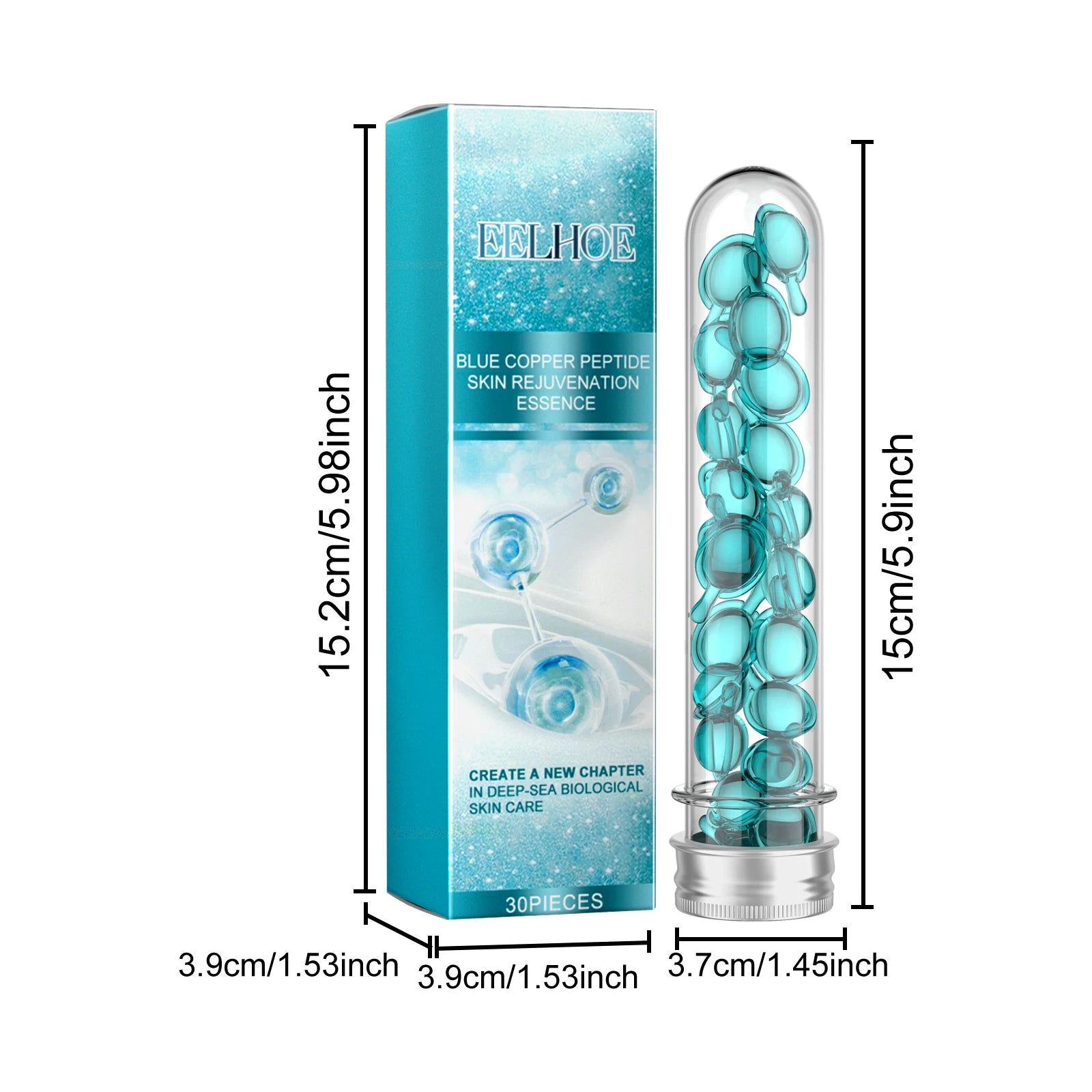 30PCS Facial Serum Capsules Deep Moisturizing Enhance Smoothness Rejuvenating Skin Boosts Elasticity Improve Skin Texture Firming Face Serum Oasis Select