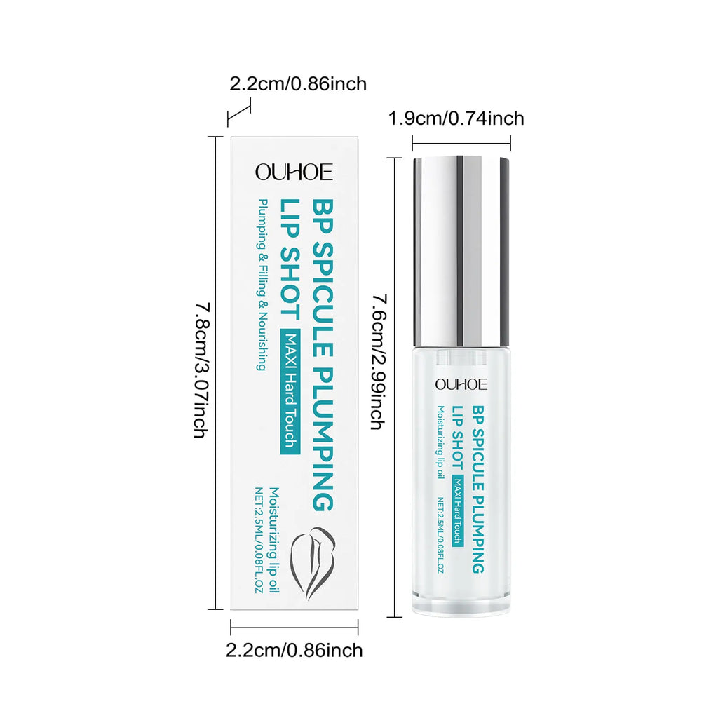 2.5ml Lip Gloss Oil Deep Nourishing Improve Roughness Moisturizing Remove Dead Skin Enhance Gloss Softening Non-greasy Lip Plumping Oil for All Skin Types Oasis Select