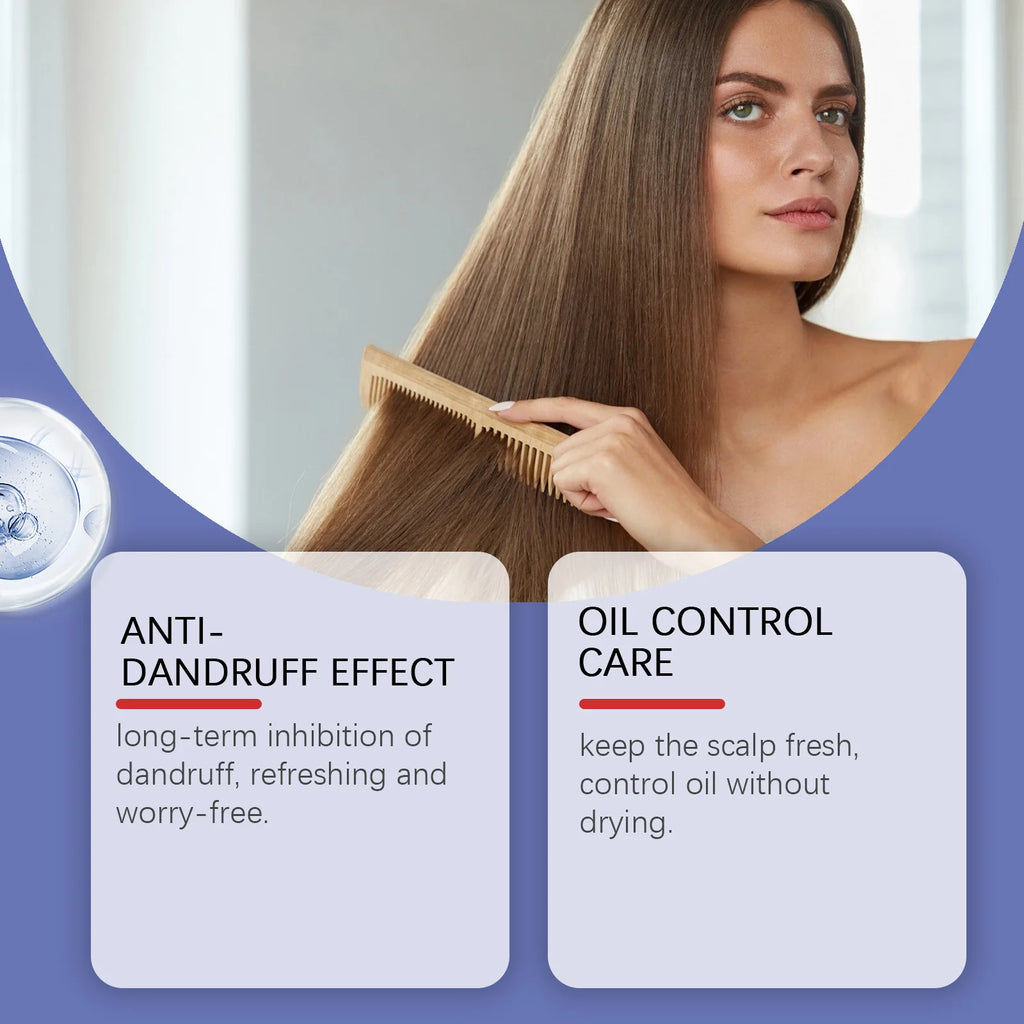 Refreshing Shampoo Deeply Cleaning Scalp Dirts Remove Dandruff Gentle Moisturizing Volumizing Thickening Smoothing Hair Shampoo Oasis Select