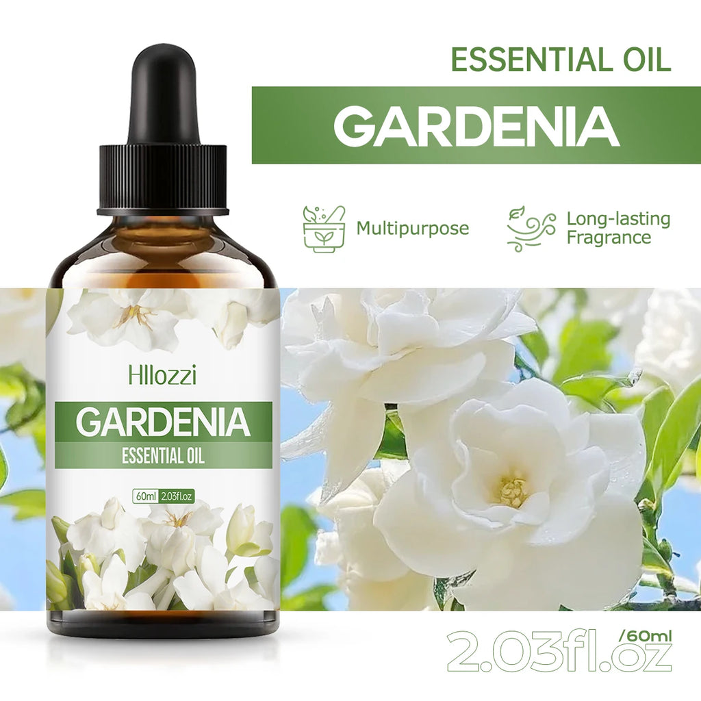 Gardenia Essential Oil – Floral Scent for Massage, Hair & Diffuser
