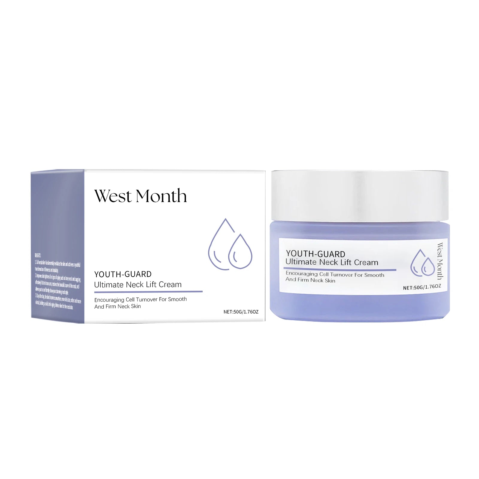 50g Neck Care Cream Deep Nourishing Boosts Skin Elasticity Refreshing Non-greasy Tightening Lifting Fade Fine Lines Hydrating Neck Care Lotion Oasis Select 50g United States