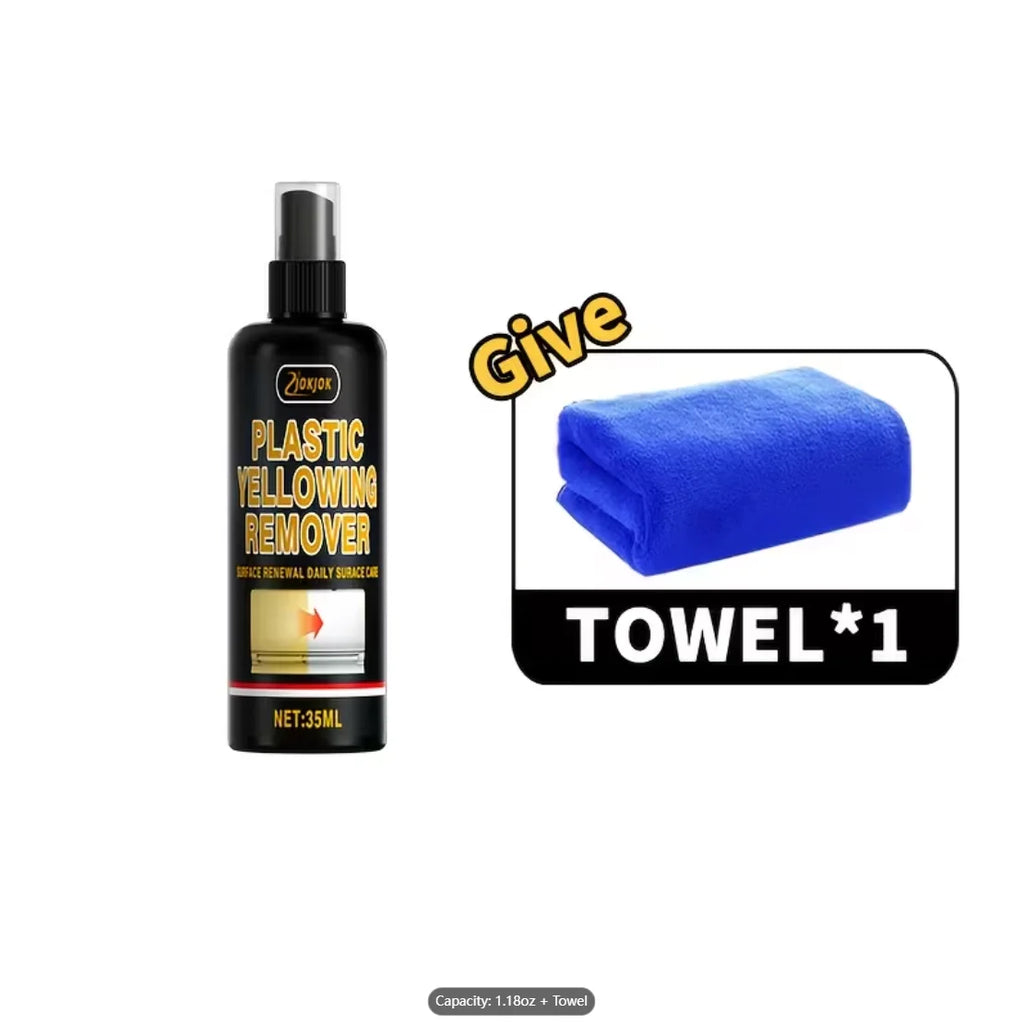 Plastic Yellowing Remover Spray AC Color Restorer. Works on air conditioners, refrigerators, car headlights. Restores shine, r Oasis Select Default Title