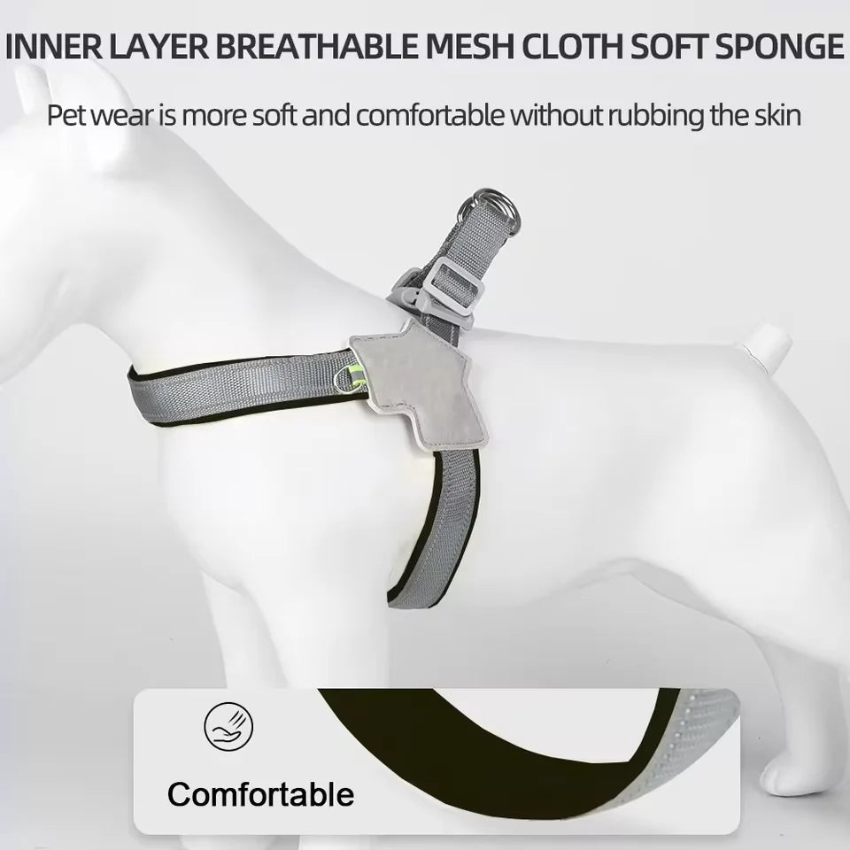 Dog vest leash pet chest harness leash suitable for small and medium-sized Shiba Inus Corgis Bichon Frises and Teddy dogs. Oasis Select