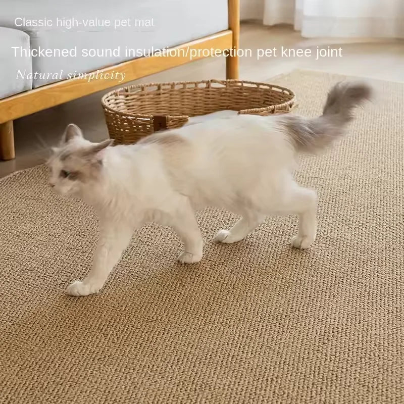 Imitation sisal cat scratching mat can be cut to size, non-slip, pineapple pattern, wear-resistant and scratching mat for cats Oasis Select
