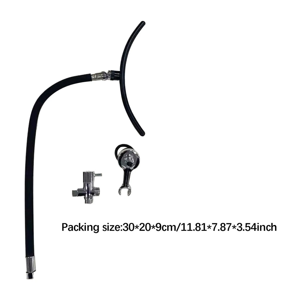 Shampoo Sink Shower Head Hair Spa Waterfall Shower Water Circulation Head Equipment for Shampoo Sink for Women Beauty Salon Oasis Select Style C
