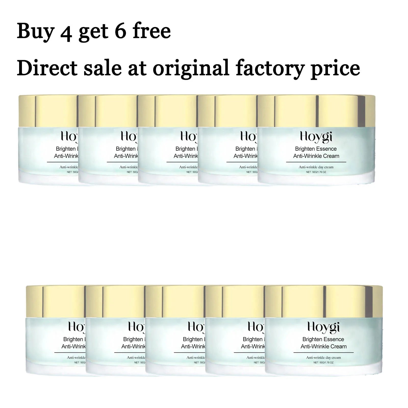 50g Face Cream Deep Moisturizing & Nourishing Enhance Smoothness Brightening Repairing Non-greasy Firming Lifting Neck Skin Lotion Oasis Select 10 pcs United States