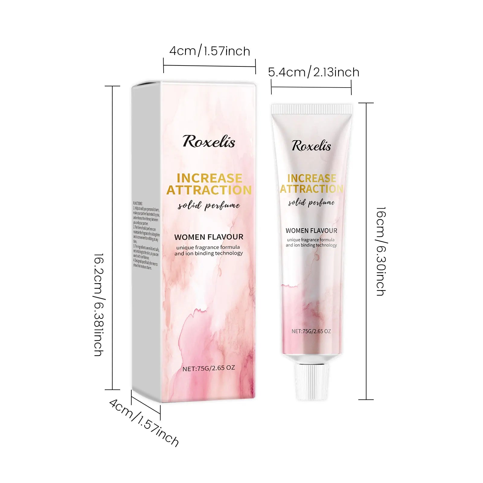 75G Woody Citrus Perfume Balm Hydrating Skin Smoothing Portable Eliminate Sweat Odor Improve Charming Body Deodorant for Daily Oasis Select