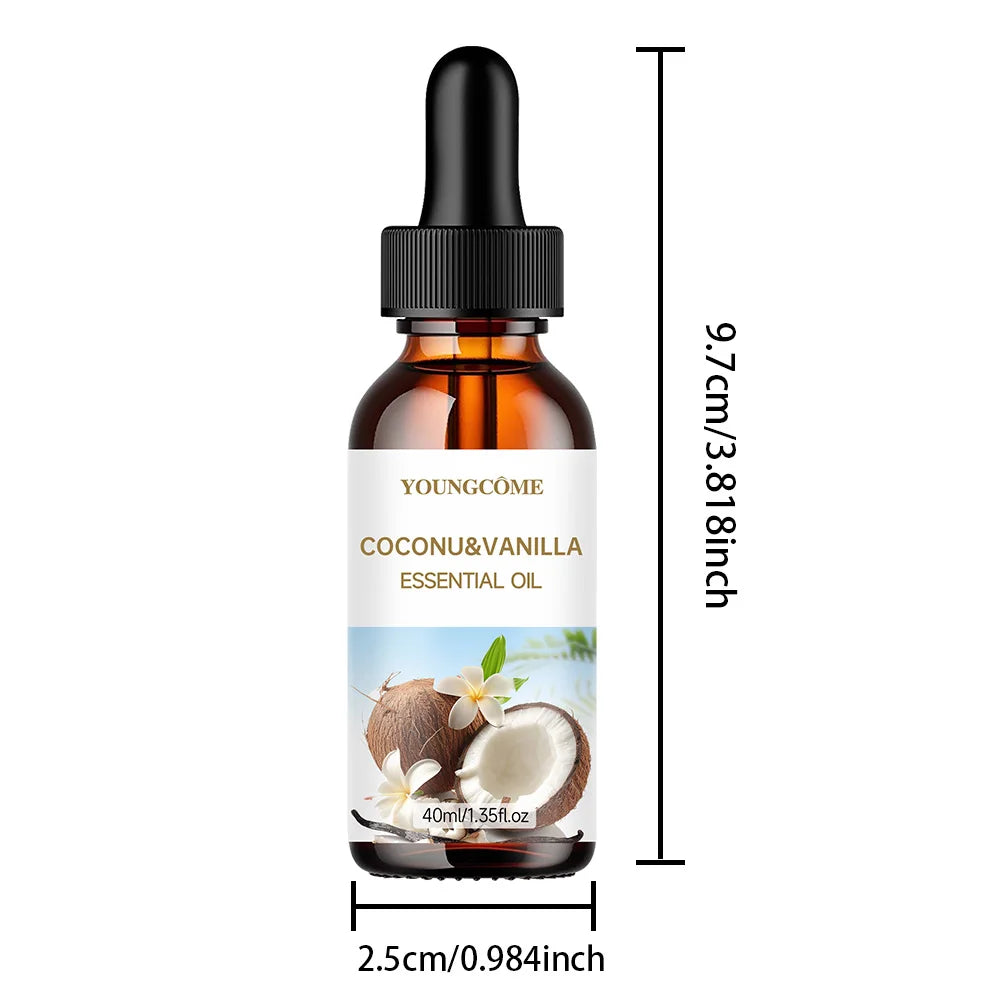 Coconut & Vanilla Essential Oil Hair Treatment | Smooth & Moisturize