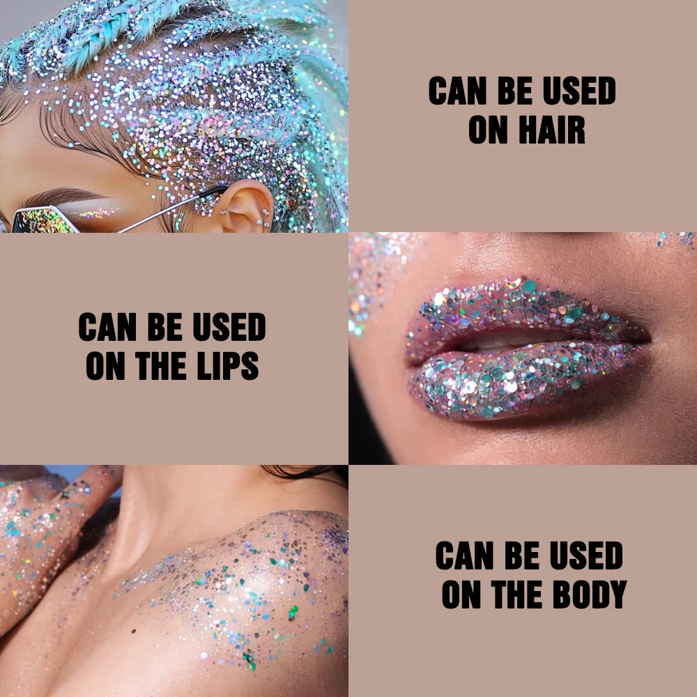 YTRUNS Star Glitter Gel Stick – Face & Body Shimmer 15g