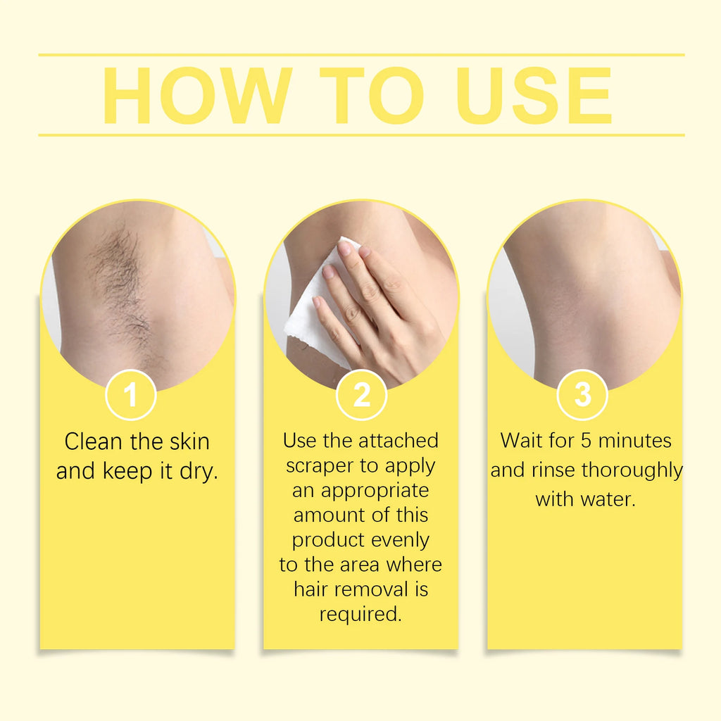 Oceaura Natural Hair Removal Cream Gentle Remove Whole Body Hair Non-irritating Pore Shrink Improve Skin Texture Hair Remove Gel Oasis Select
