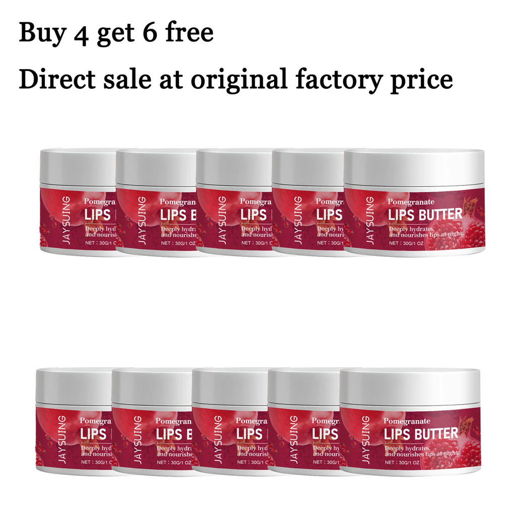 30G Pomegranate Lip Mask Deep Moisturizing Improve Roughness Smoothing Remove Dead Skin Fade Fine Lines Soothing Discomfort Softening Night Care Lip Mask Oasis Select 10 pcs United States