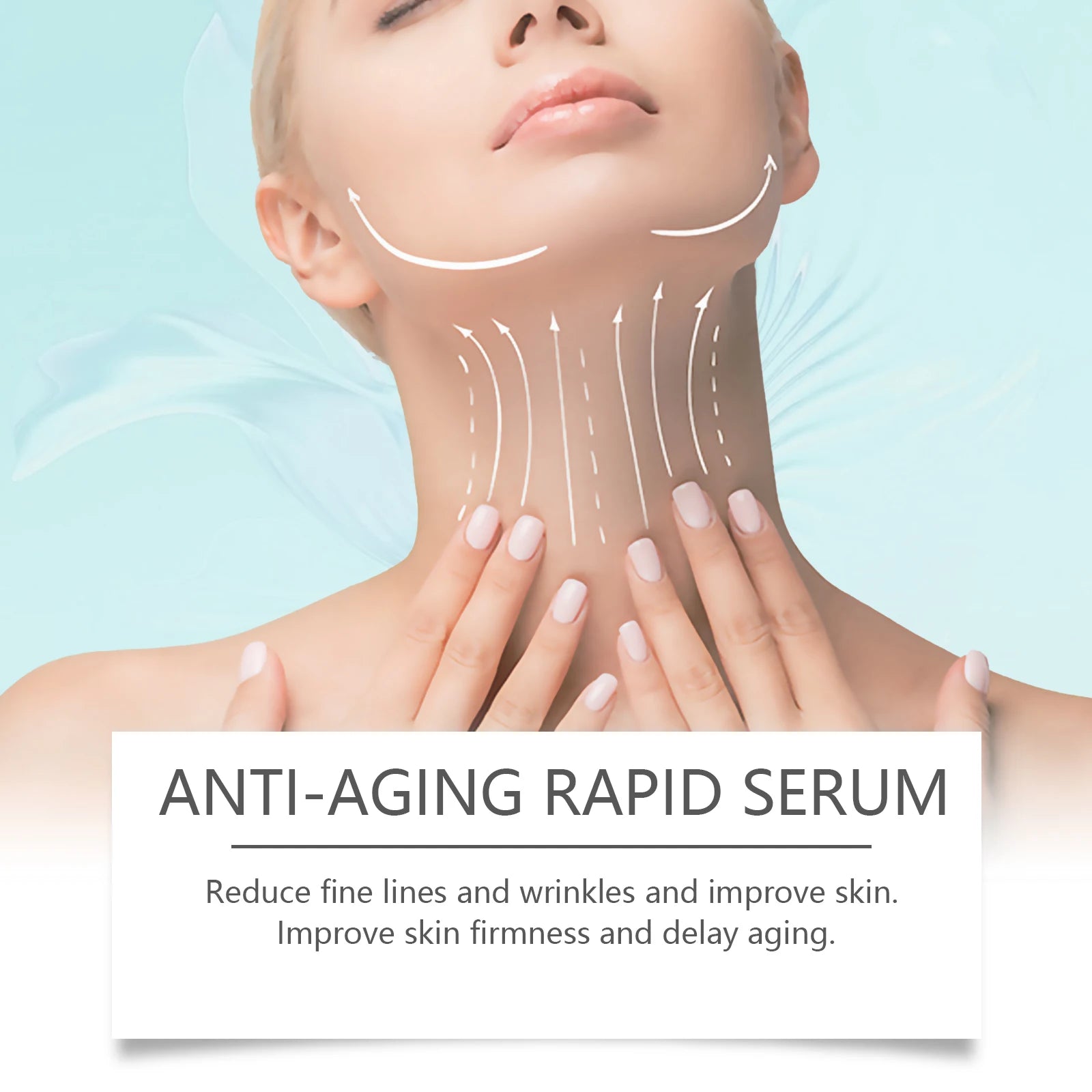 15ML Face & Neck Care Serum Deep Moisturizing Enhance Smoothness Nourishing Fade Fine Lines Firming Lifting Improve Skin Elasticity Glowing Skin Care Serum Oasis Select