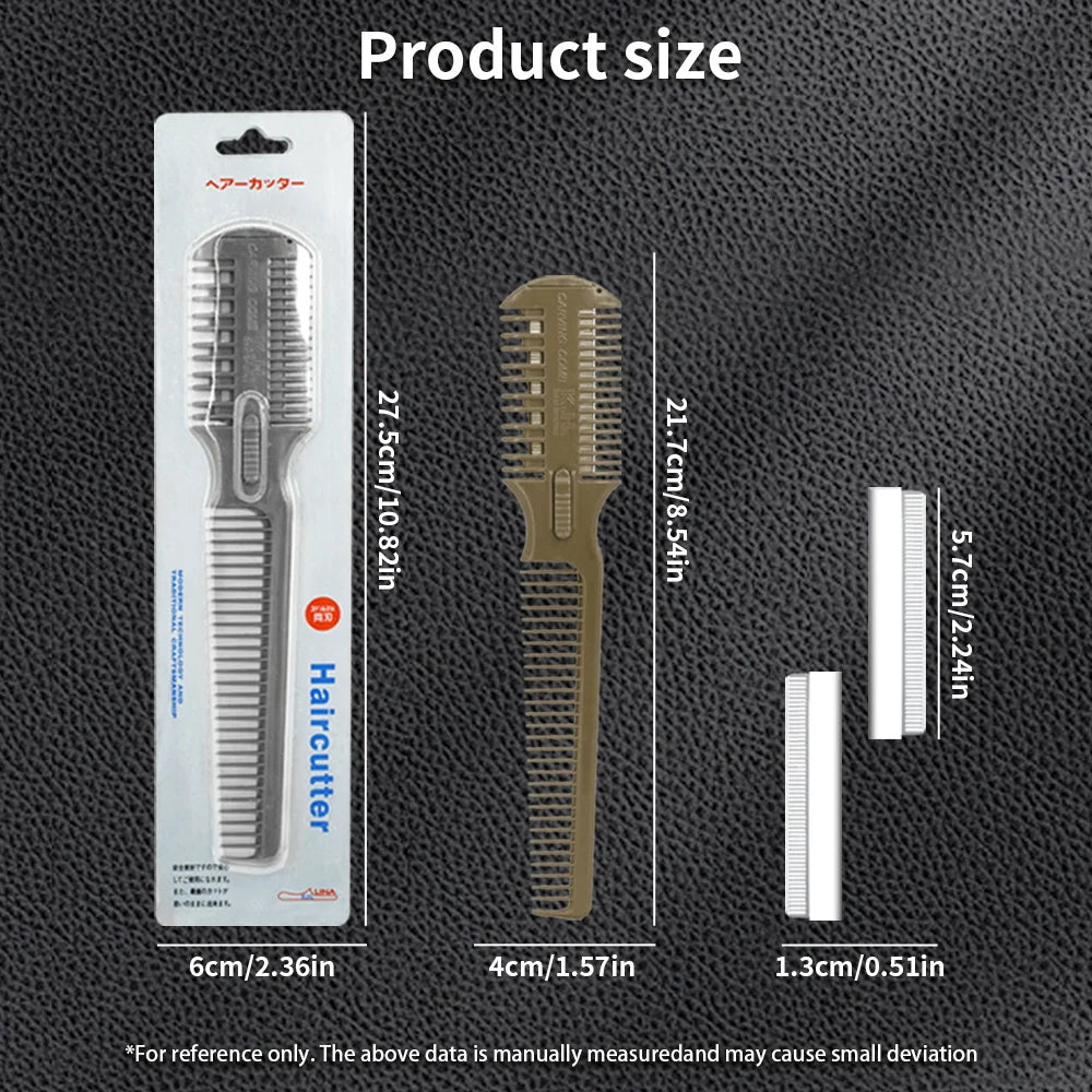Razor Hair Cutter Comb – Trim, Thin & Style All Hair Types Hair Razor Comb Oasis Select