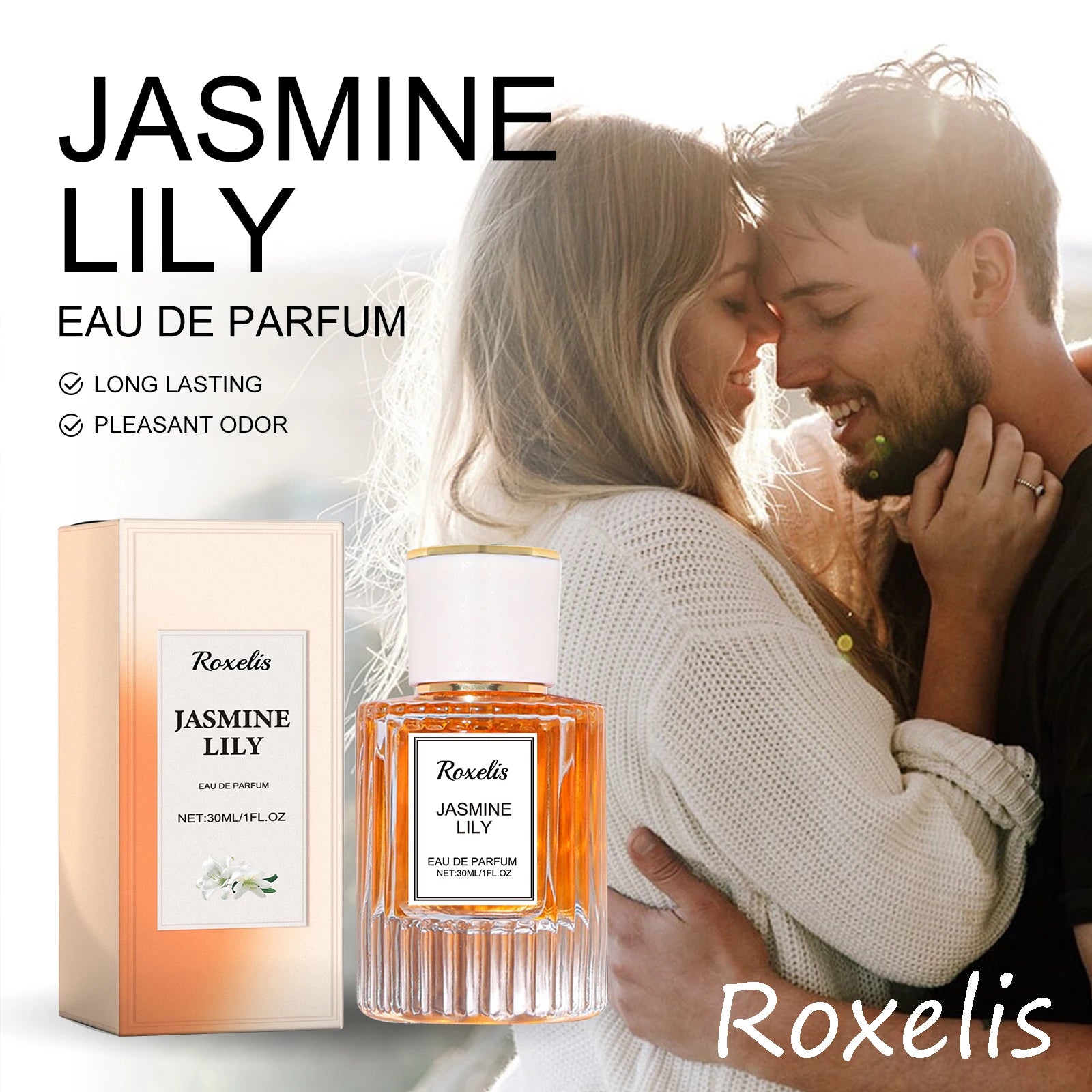 Roxelis Lily Women Perfume Lasting Fresh Fragrance Attractive Improve Self Confidence and Charming Elagant Floral Perfume Oasis Select