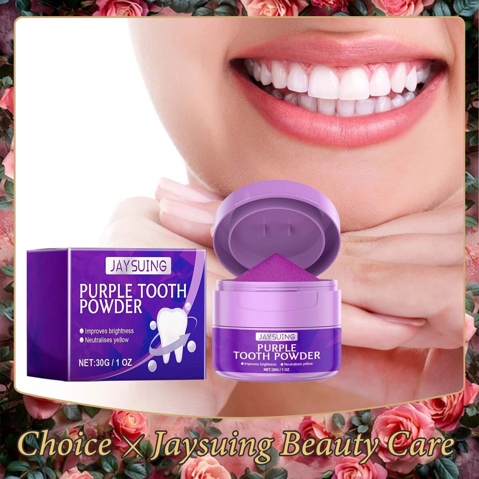 Whitening Tooth Powder – Remove Plaque, Tartar & Freshen Breath Whitening Tooth Powder Oasis Select