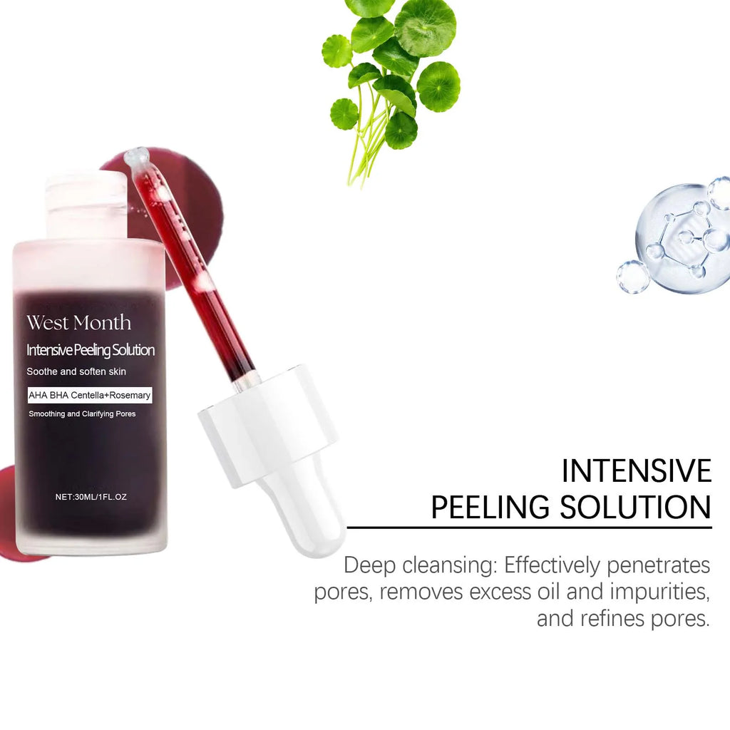 30ML Face Exfoliating Serum Gentle Reduce Dullness Fade Fine Lines Smoothing Clarifying Pores Glowing Skin Tone Facial Serum Oasis Select