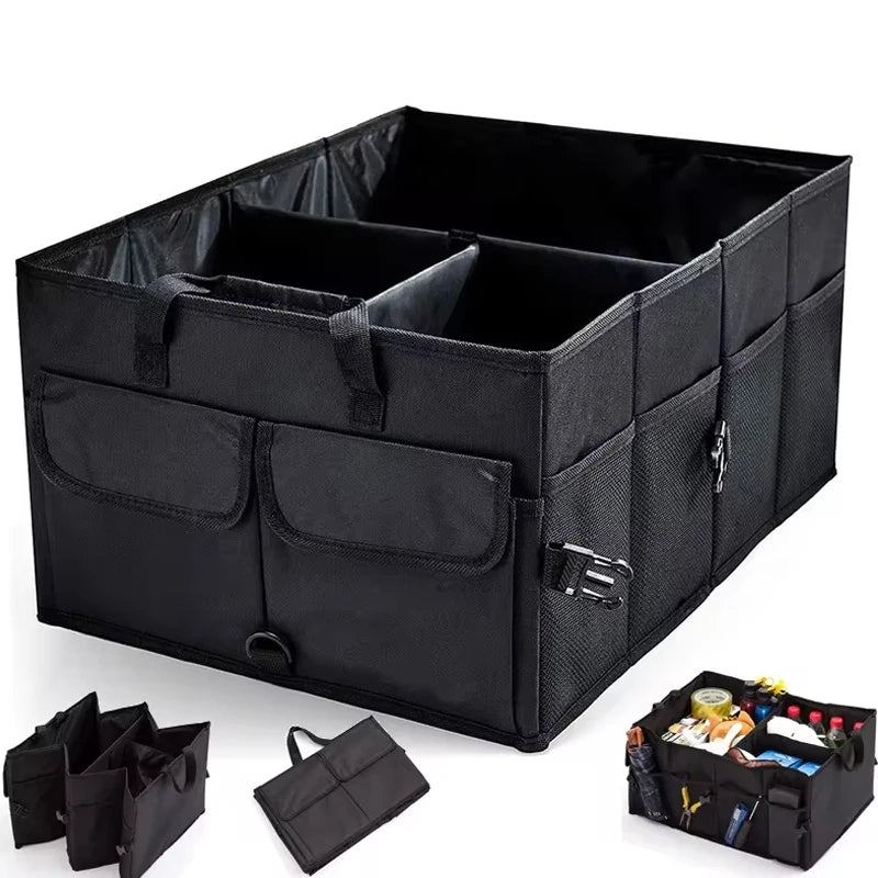 Big Capacity Car Storage Box Car Trunk Organizer Eco-Friendly Super Durable Collapsible Cargo Storage Tool Auto Trucks Trunk Box Oasis Select