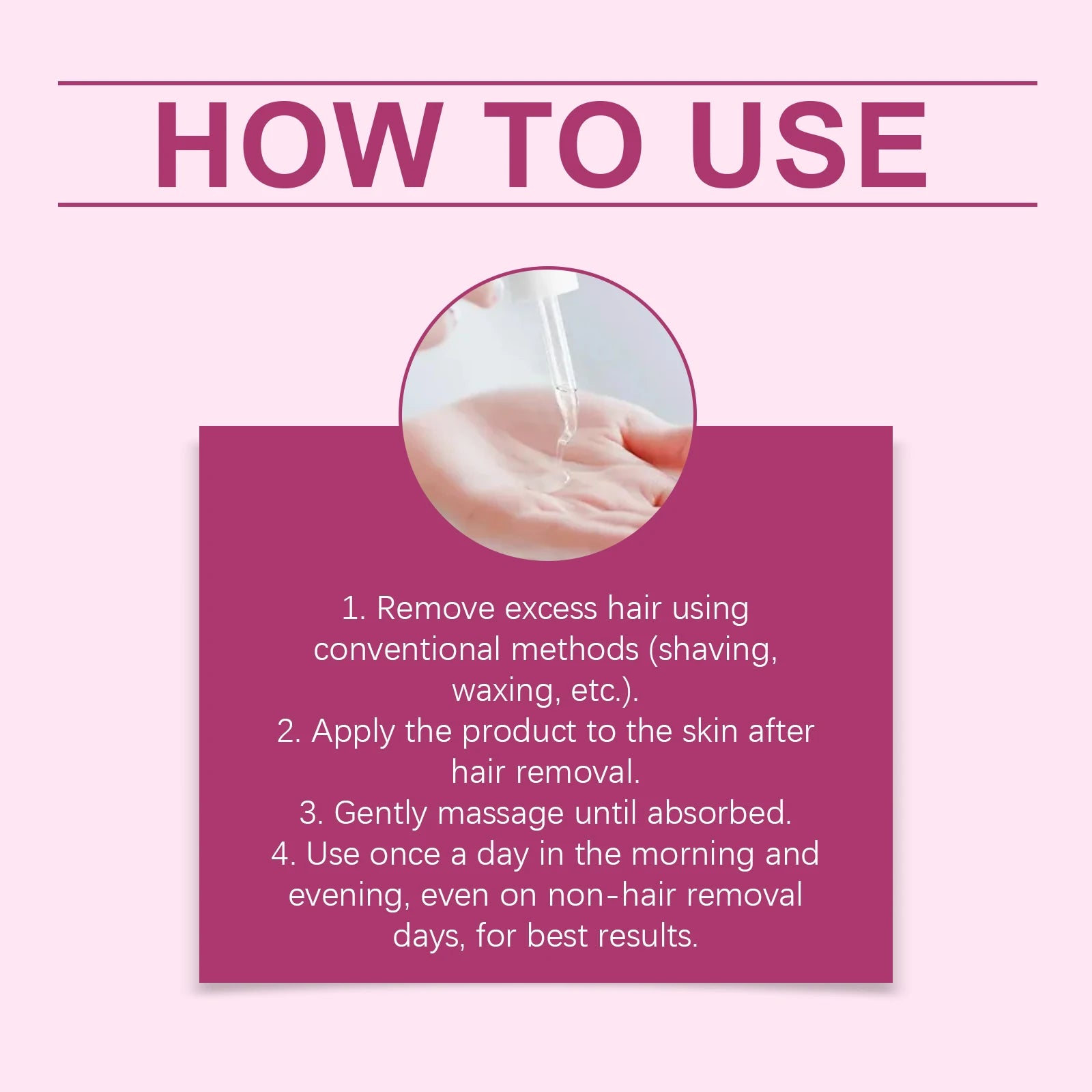 60ML Body Hair Removal Essence Oil Gentle Cleaning Soothing Nourish Moisturizing Relief Discomfort Non-irritating for Daily Care Oasis Select